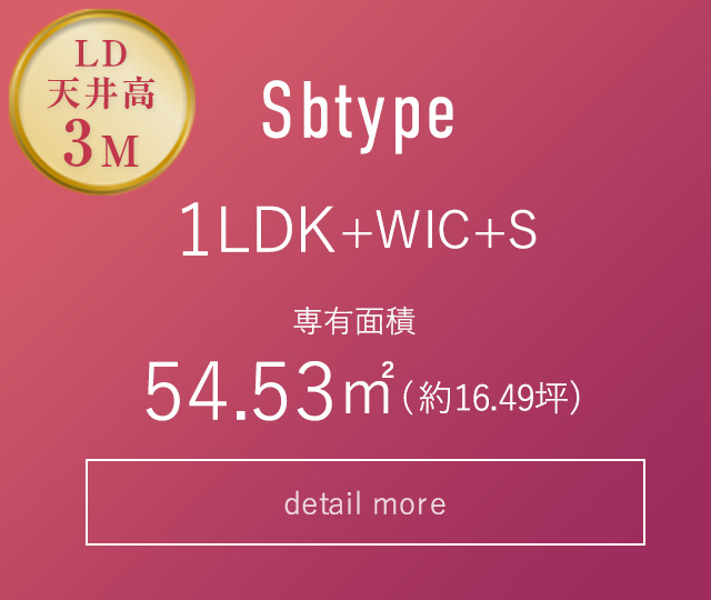 Sbタイプ 間取り詳細はこちら